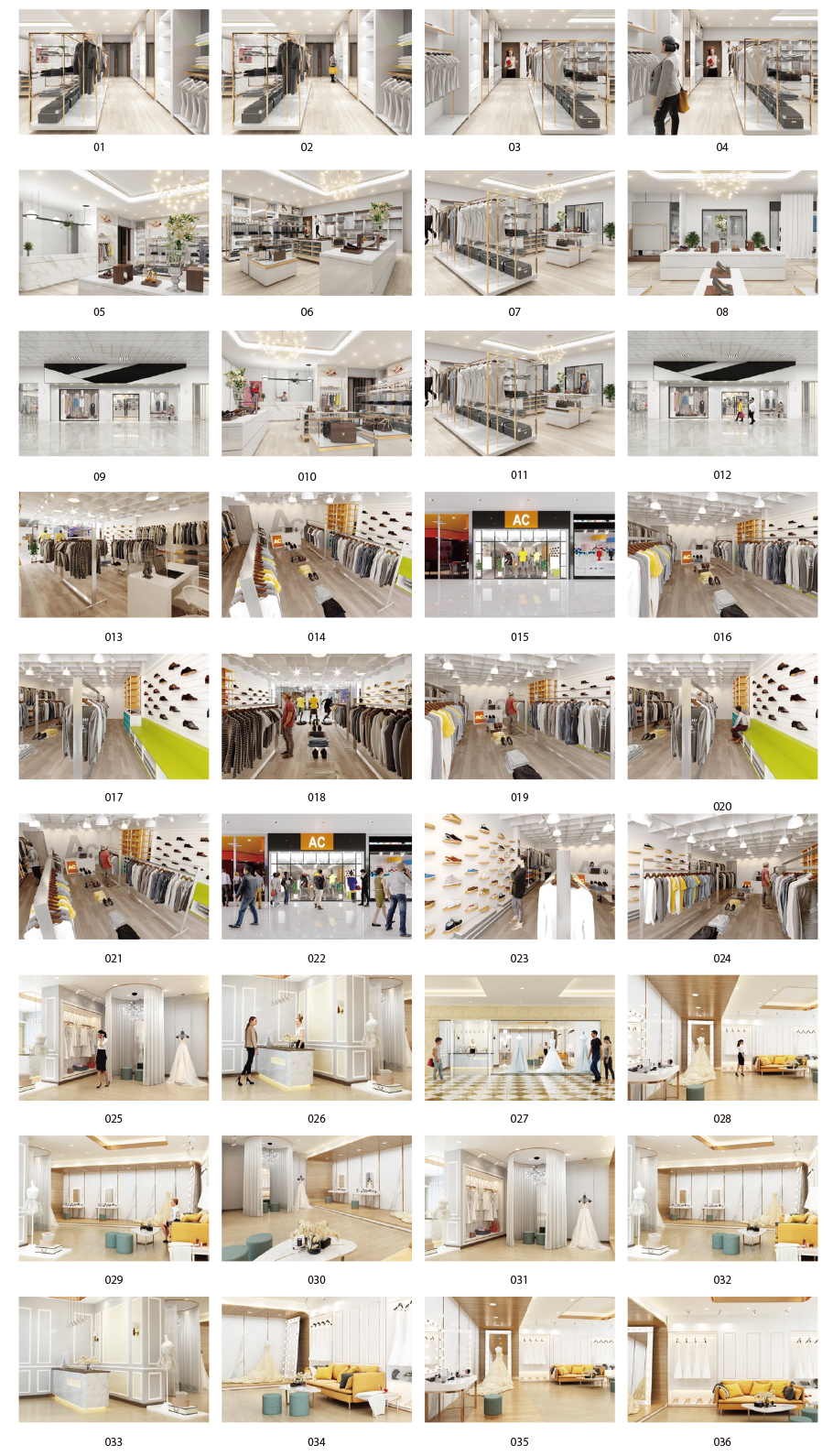 服裝店的CG材料